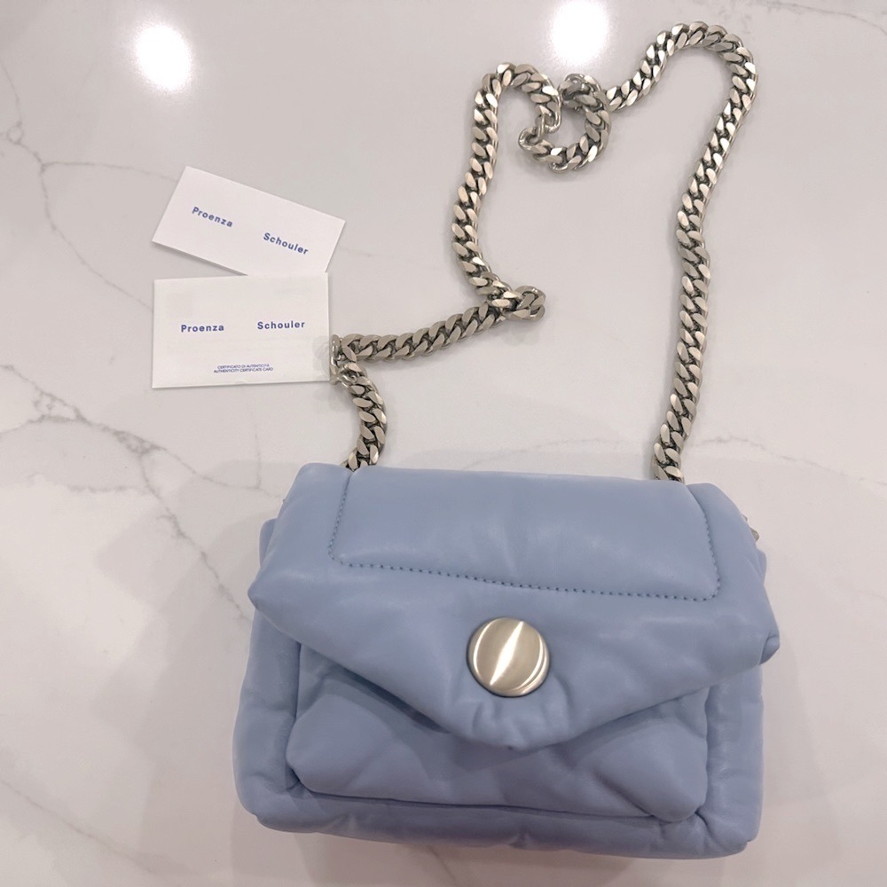 Proenza Schouler Puffy Small Leather Shoulder Bag